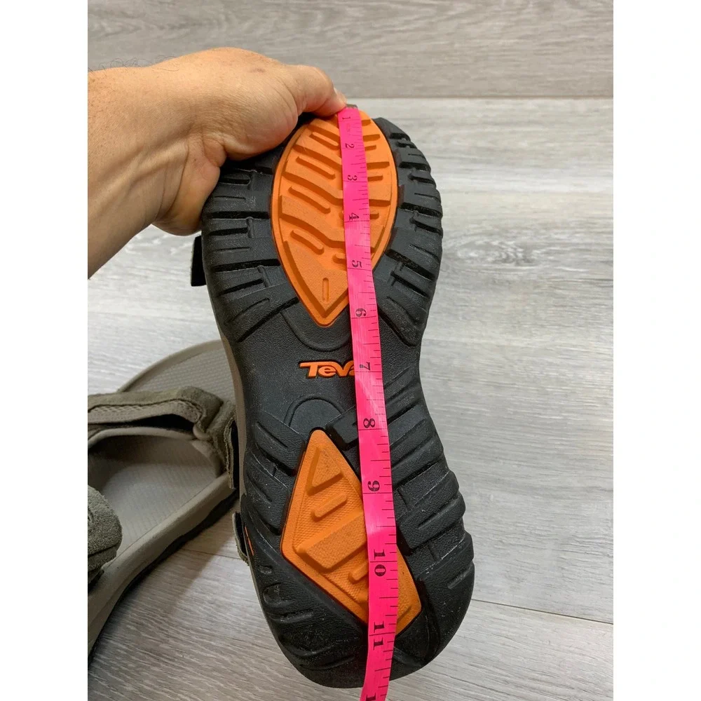 Teva Hudson Men's Sandals Bungee Cord Brown Suede Sport Hiking 9 Trail Shoes